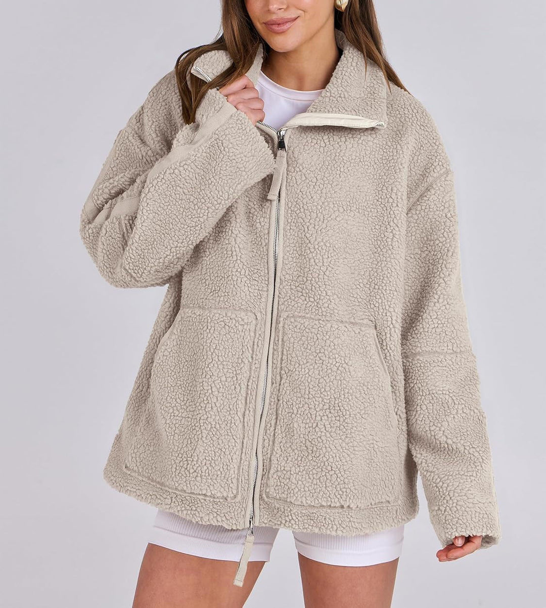 Luksusowa Kurtka Fleece