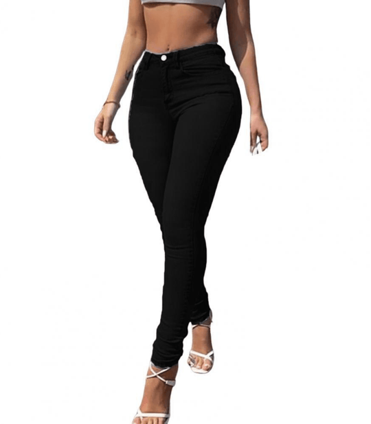 Anne | Dopasowane Dżinsy z Wysokim Stanem