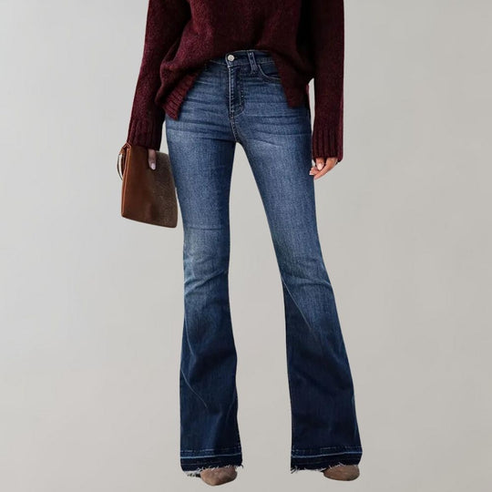 Olivia | Casual Rozkloszowane Spodnie Dla Ponadczasowego Stylu Dla Kobiet